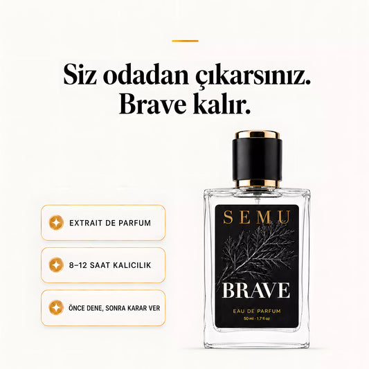 Brave Extrait de Parfum 10 ml seyahat boyu